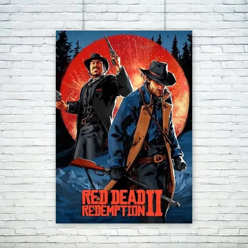 Spiel R-Rotes Totem 2 POSTER Wandbilder für Wohnzimmer Herbstdekoration