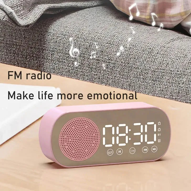 Digitale Weckuhr mit Bluetooth-Lautsprecher & FM-Radio