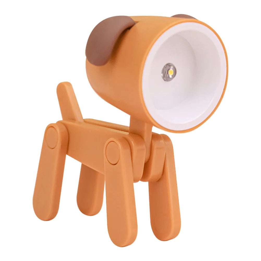 Süße LED-Nachtlampe - Mini-Hund, Hirsch, Dinosaurier Falt-Tischlampe für das Kinderzimmer