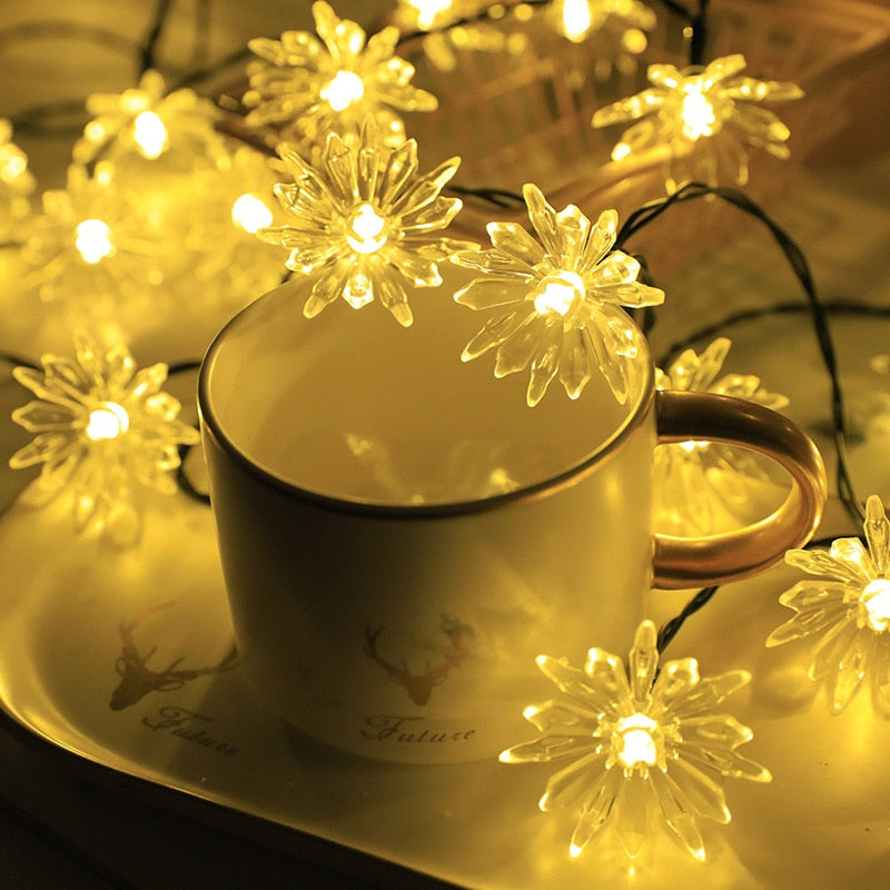 Florale Garten Mehrfarbige Solarbetriebene LED Streifen