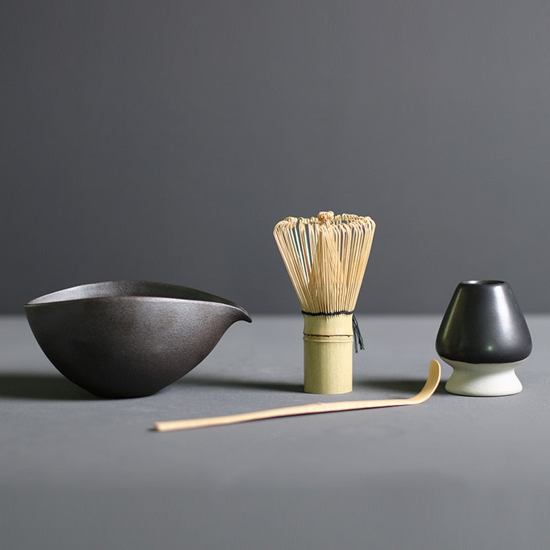 Frendorf | Delige Matcha Set | Hohe Qualität Bambus & Keramik