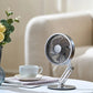 Frendorf | Höhenverstellbarer Stand Kompakt Turbo Mini Tischventilator