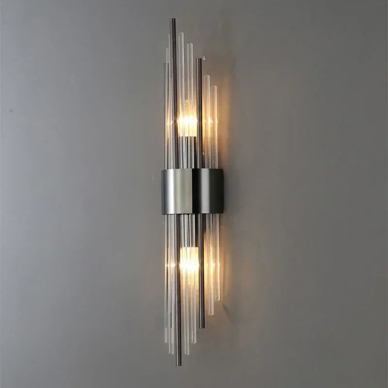 Moderne goldene LED-Wandleuchte