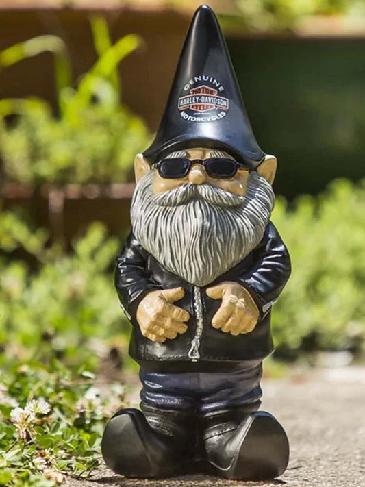 Bezaubernder Lokomotiv-Zwerg Gartenornament