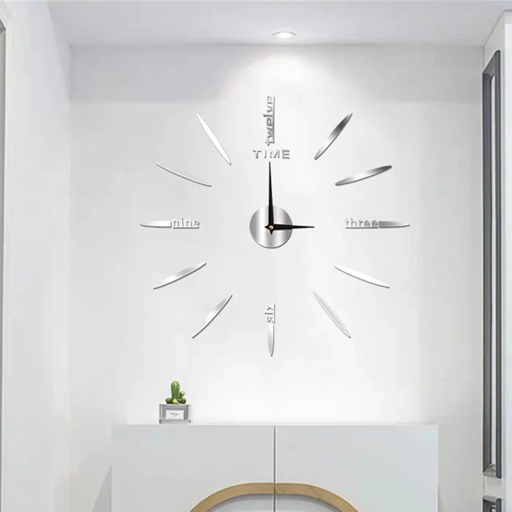 Neue große einzigartige Stil Acryl Wanduhr