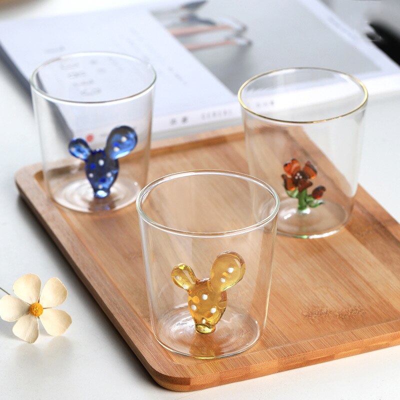 Kaktus Glasbecher