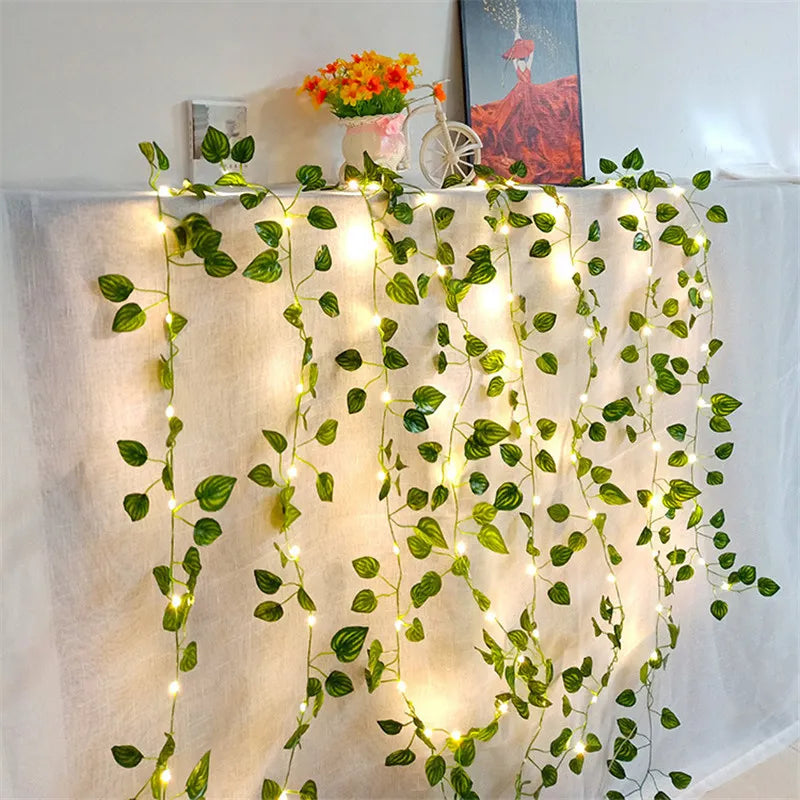 Gartenreben-LED-Lichterkette
