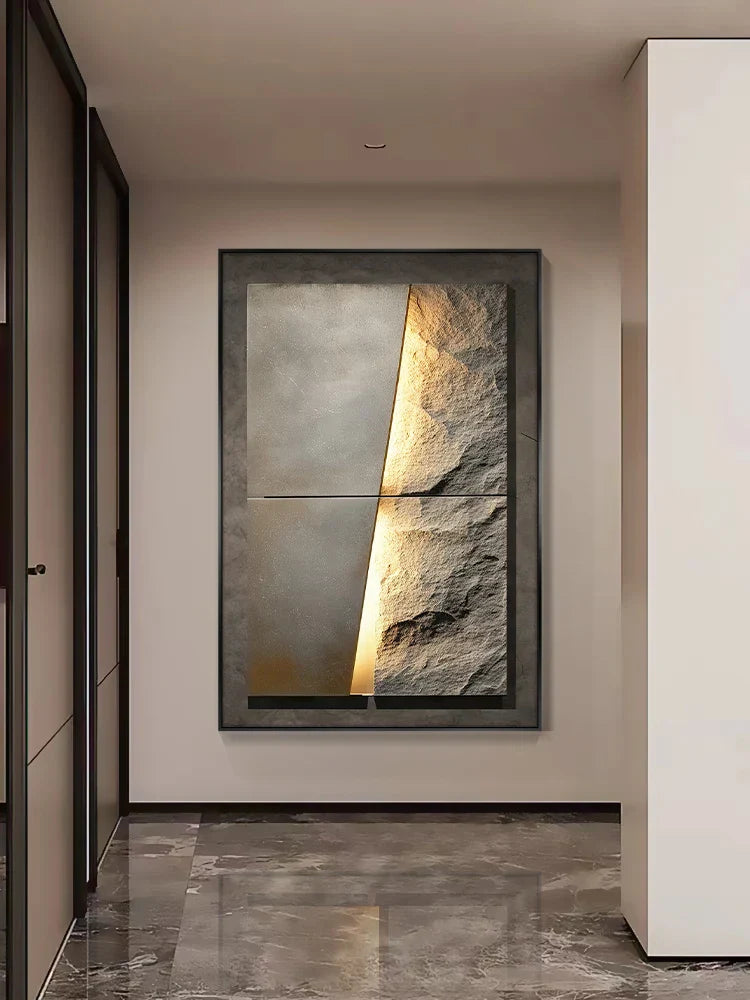 Frendorf | Neue Rock-Textur-LED-Porzellan-Wandlampe