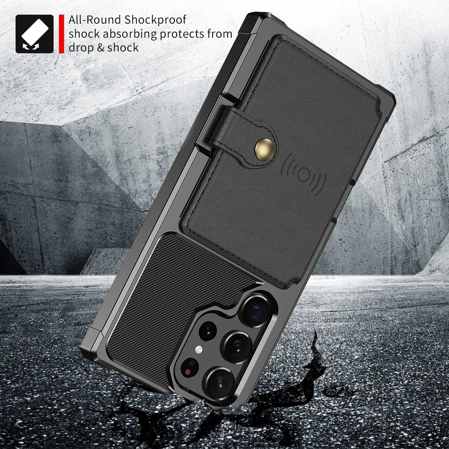 Frendorf | Pinnacle Wallet-Hülle mit Kartenhalter für Samsung Galaxy S23 Ultra