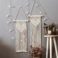 Heart Hand Woven Wall Hanging Bohemian Tapestry Macrame Boho Wall Decor Handmade Chic Decor Wedding Decoration Gift
