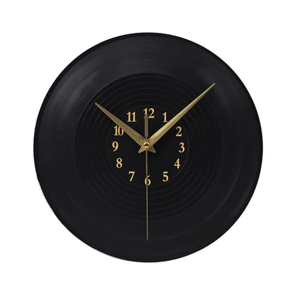 Musical Vinyl Record Wall Clock