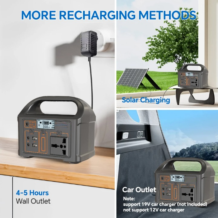 Frendorf | 100W 24.000mAh Tragbare Powerstation mit LiFePO4-Batterie – PowerGo