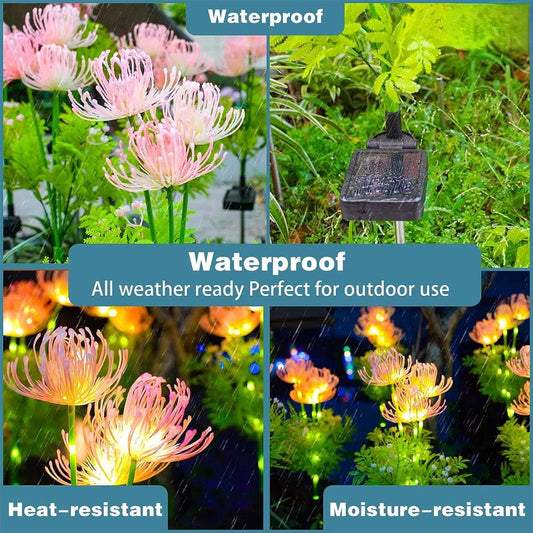 Frendorf | Weiches Pink Glühen Solar-LED-Blumen-Gartenlicht