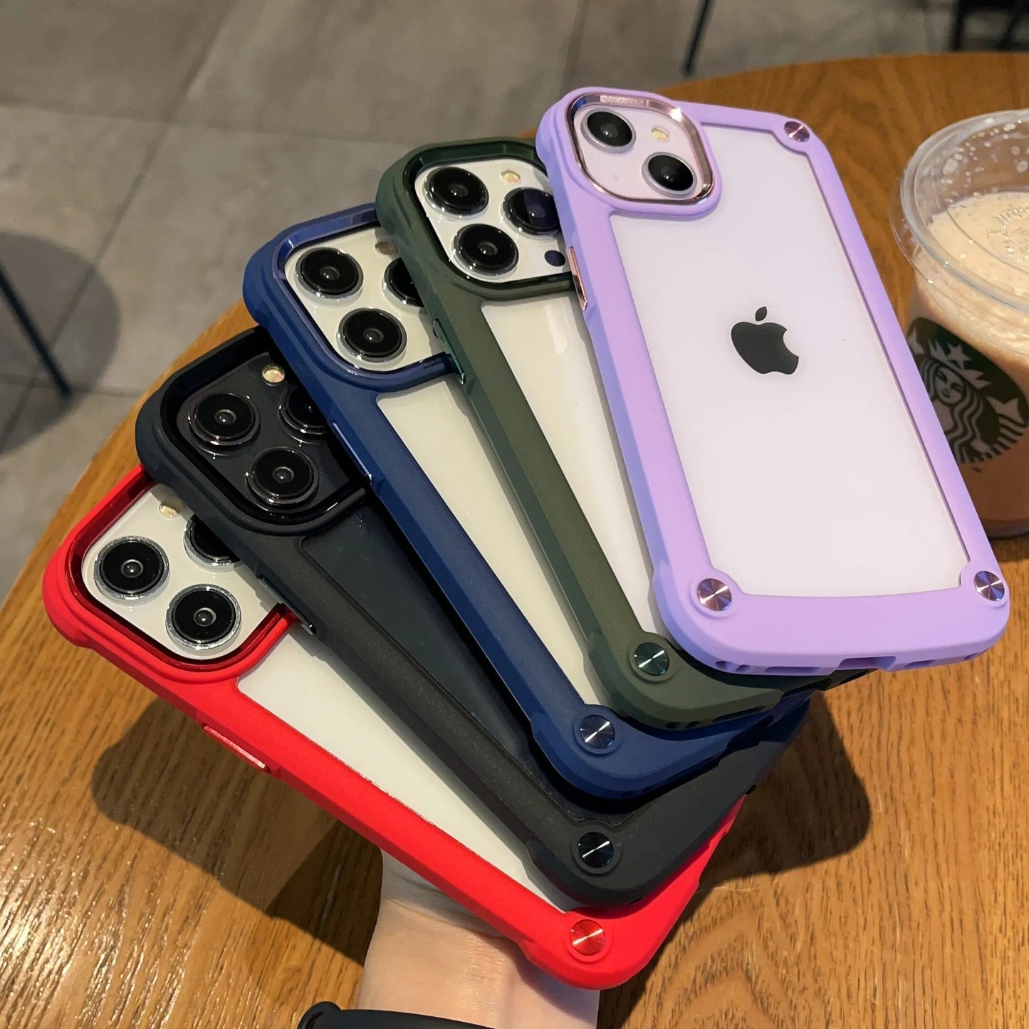 Frendorf | Stoßfestes Armor Bumper Case für das iPhone