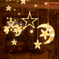 Frendorf |  Vorhang Led Mond Stern Dekoration