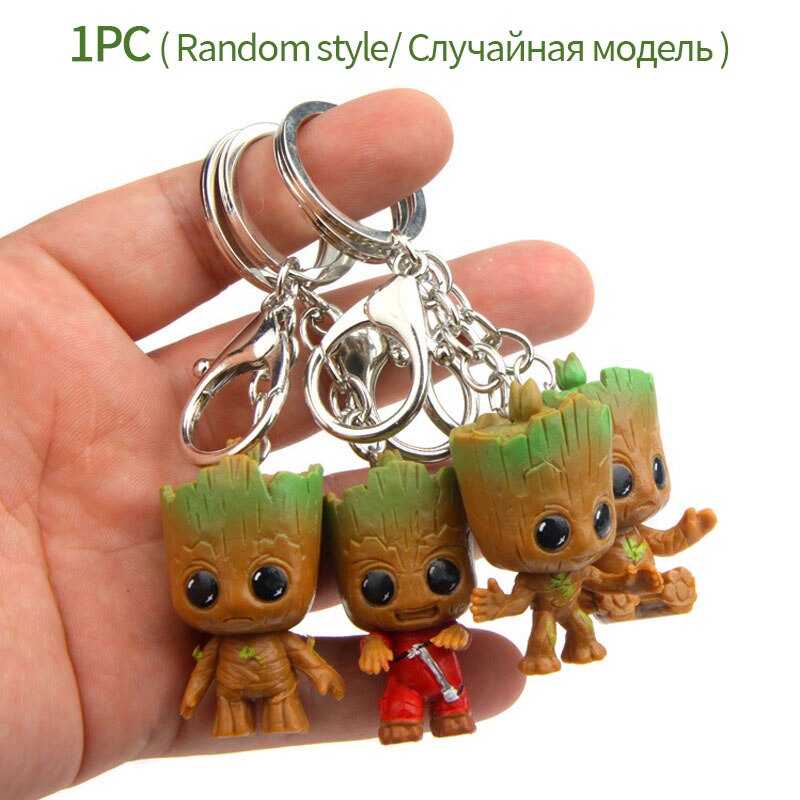 Cartoon Groot Miniaturfigur: Verspielte Bürodekoration