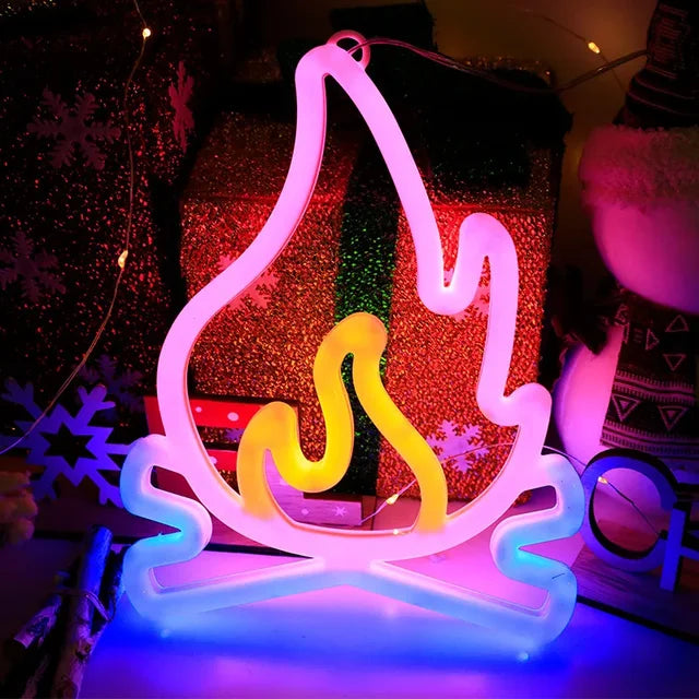 Helle Neonlicht Nachttischlampe – Musikalische Note LED Neon Zeichen für Raumdekoration, Perfekt für Schlafzimmer, Spielzimmer und Partys