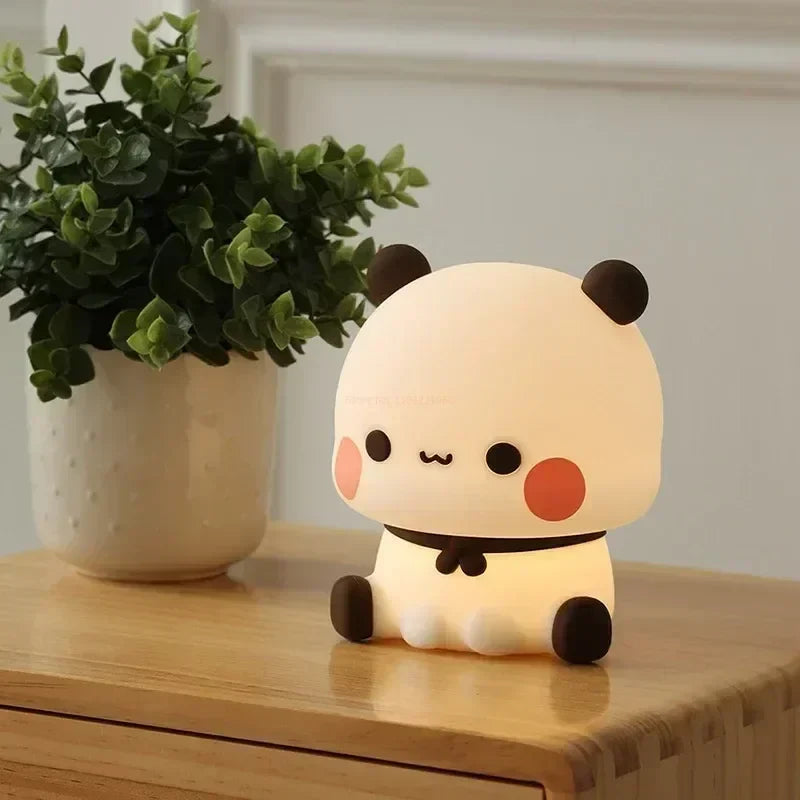 LED Nachtlicht Bär Panda Bubu und Dudu Lampe Niedliche Cartoon Nachtlichter Spielzeug Geschenke Tier Peripherie Schlafzimmer Dekorativ Wohnzimmer