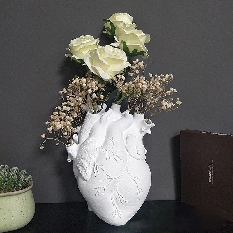 Herz Trocken Pflanzen Kunst Vase