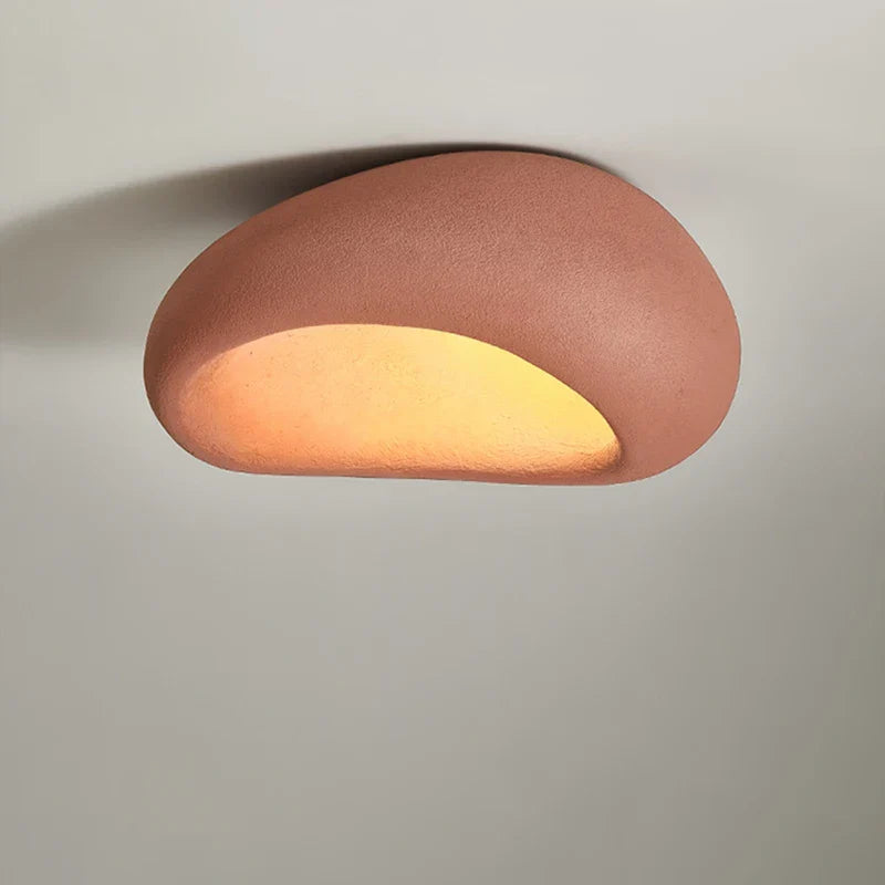 Wabi-Sabi Inspirierte LED Deckenlampe: Minimalistische Eleganz für Ihr Zuhause