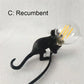 Frendorf | CritterGlow Moderne LED Tischlampe | Harz Tierdesign | Ratte, Katze & Eichhörnchen | Nachtlicht & Wohnkultur