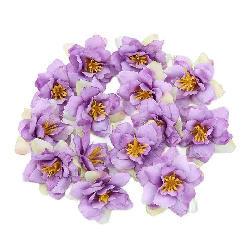 Frendorf | 10PCS Künstliche Seidenrose & Orchideenblüten – 5,5 cm Dekorative Blumen für DIY Kränze, Hochzeitsdekorationen und Heimwerkerprojekte