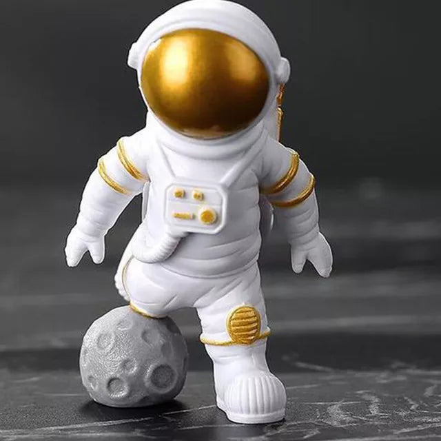Harz-Astronaut-Figur Statue Raumfahrer Skulptur Pädagogisches Spielzeug Schreibtisch-Dekoration Astronaut-Modell Für Kinder Geschenk