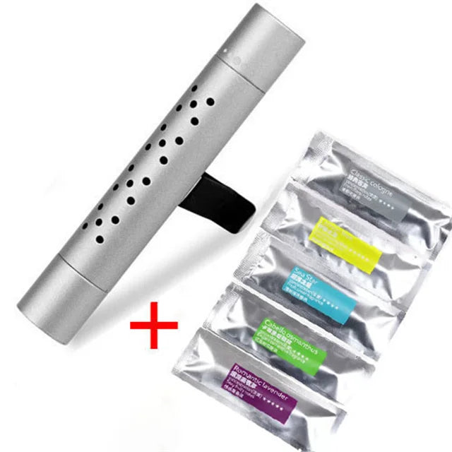 Frendorf | Brisano Auto-Duftclip | Natürlich & Nachfüllbar | Metallgehäuse & Duftregler | Für Lüftungsgitter