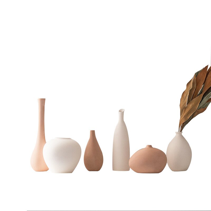 1 Stück matte Keramikvase, Heimdekoration, Keramik, Blumenvase, Fotografie-Requisiten