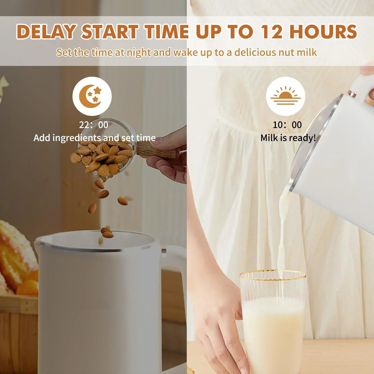 8-in-1 Nussmilchmaker (1000 ml) - NutriBlend