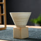 Japanische Kaffeetasse mit Untertasse, 1 Stück, Retro-Keramik-Teetasse, Becher, Latte, Espresso, Pull0, Blumen-Cappuccino, neue Keramiktasse, 100 ml/3,5 oz