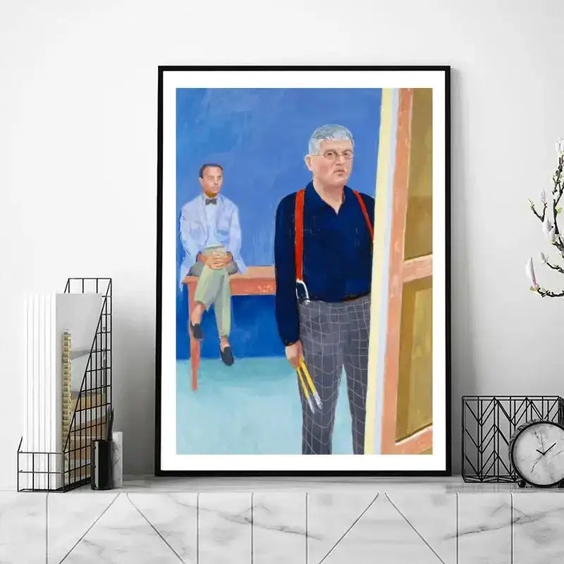 David Hockney Kunst POSTER Poster Drucke Wandbilder Wohnzimmer Heimdekoration