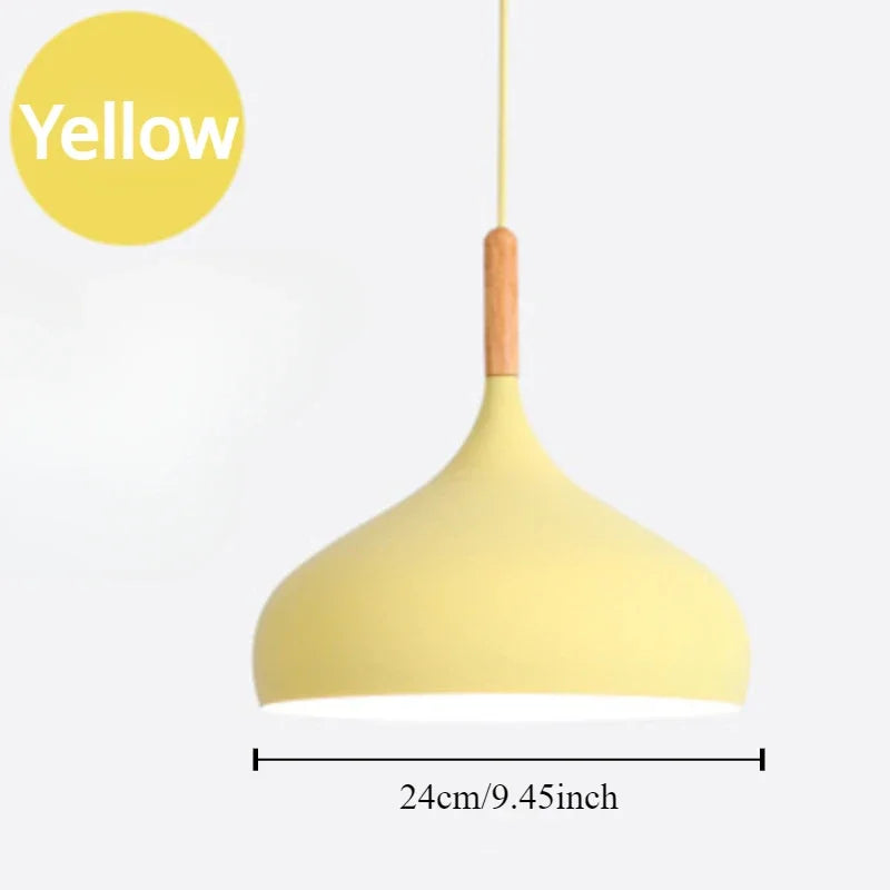 Frendorf | Moderne Macaron Pendelleuchte – Einstellbare Einzelne Kronleuchter für Schlafzimmer, Restaurant und Büro
