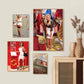 Neues russisches Shabby Chic Mädchen Poster Wandkunst Wohnkultur Raumdekoration digitale Malerei Wohnzimmer Restaurant Küchenkunst