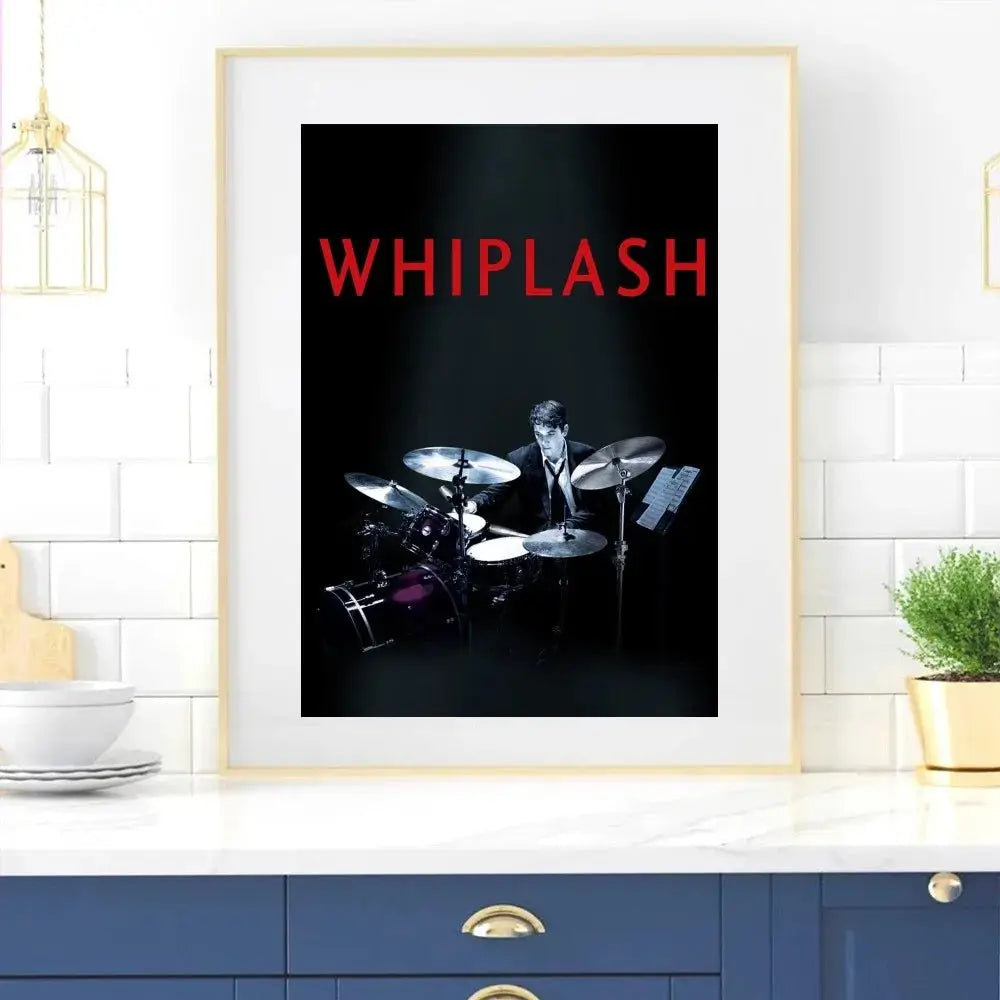 Klassisches Film Whiplash Poster Home Zimmer Dekor Wohnzimmer Schlafzimmer Ästhetik Kunst Wandmalerei Aufkleber