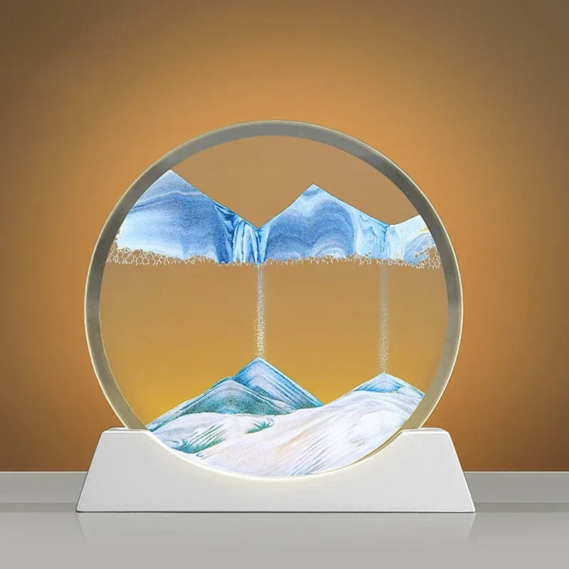 Bewegende Sand Tischlampe