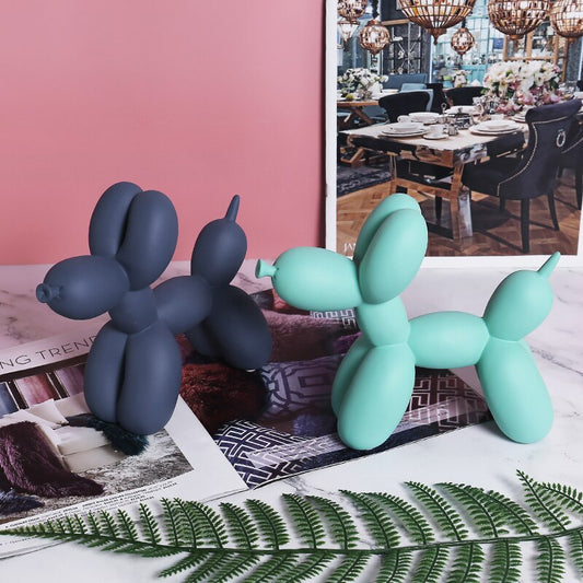 Wohnkultur Nordischen Stil Harz 21 cm Ballon Hund Wohnzimmer Veranda Dekoration Neue Home Dekorationen Kinder Geschenke Zimmer decor