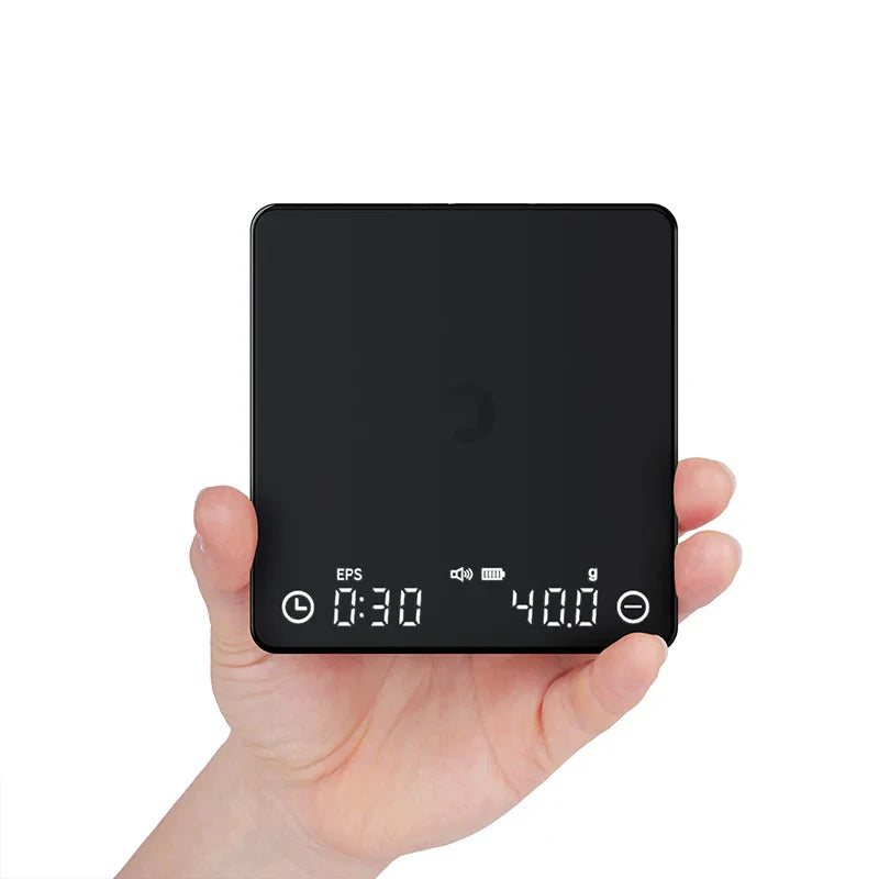 SearchPean Tiny/Tiny2s Espresso-Kaffee-Küchenwaage, Mini-Smart-Timer, USB, 2 kg/0,1 gg/oz/ml, kostenloser Versand, Geschenk für Mann und Frau