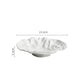 Frendorf | AquaRipple Design-Schale | Elegante Wellenstruktur | Stilvolle Tischdeko