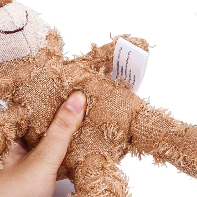 Unzerstörbares Teddybär-Spielzeug für energiegeladene Hunde