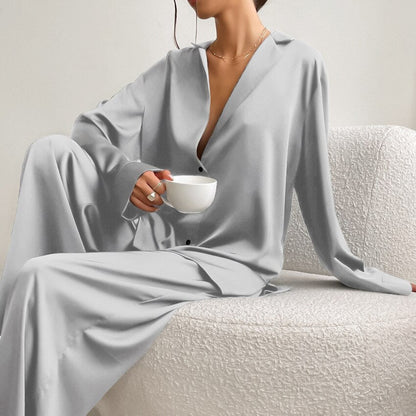 Frendorf | Klassisches Satin Pyjama Set
