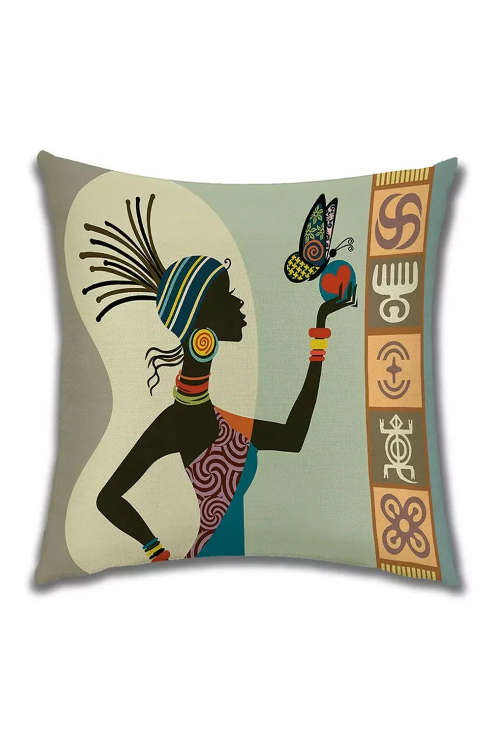 Afrikanische Damen-Kissenbezug