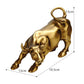 Graffiti-Malerei Harz Bull Figuren Home Wohnzimmer Schlafzimmer Büro Desktop Feng Shui Ornamente Sammlung Statuen