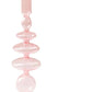 Pink Glass Taper Kerzenhalter