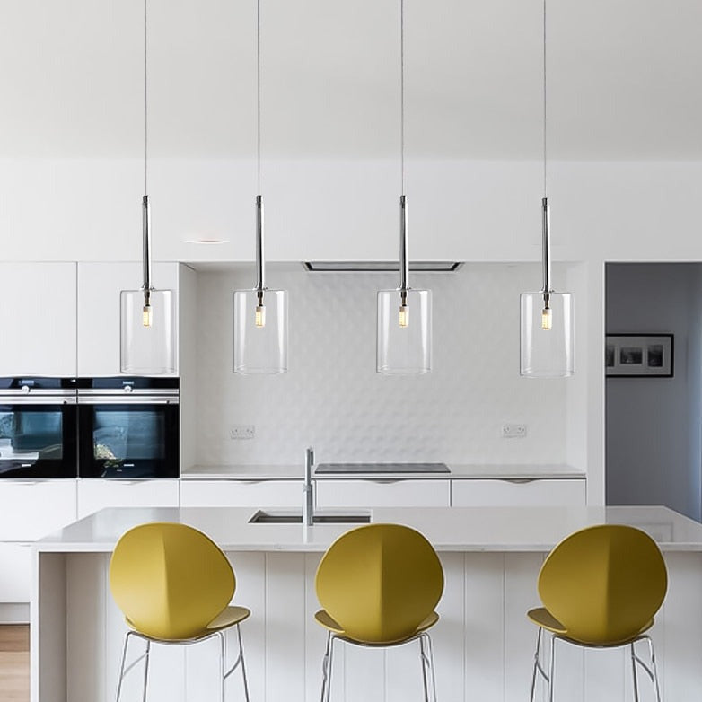 Frendorf | AuraGlas Elegante Glas-Deckenleuchte | Esszimmerlampe | Zeitloses Design | Stimmungsvolle Beleuchtung