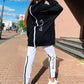 Frendorf | Frauen Sweatshirts 2-teilige Sets Trainingsanzug Übergrößen Herbst Damen Korea Hose Pullover Hosenanzüge Damen