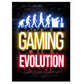 Frendorf | GameVibe Exquisite Gaming Art Poster Leinwanddruck | Hochwertige Wandkunst | Dekoration für Gamer & Spielzimmer