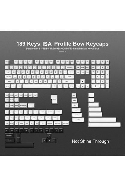 Lila Weiße ISA Keycaps