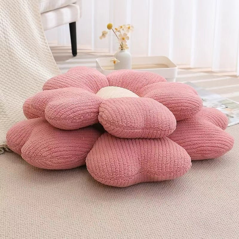 Fluffy Kleeblumen Kissen