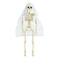 Halloween Fälschung Menschliches Schädelskelett Bewegliche Dekorationen für Zuhause Bar Spukhaus Horror Requisiten Ornament Spielzeuge Halloween Dekoration